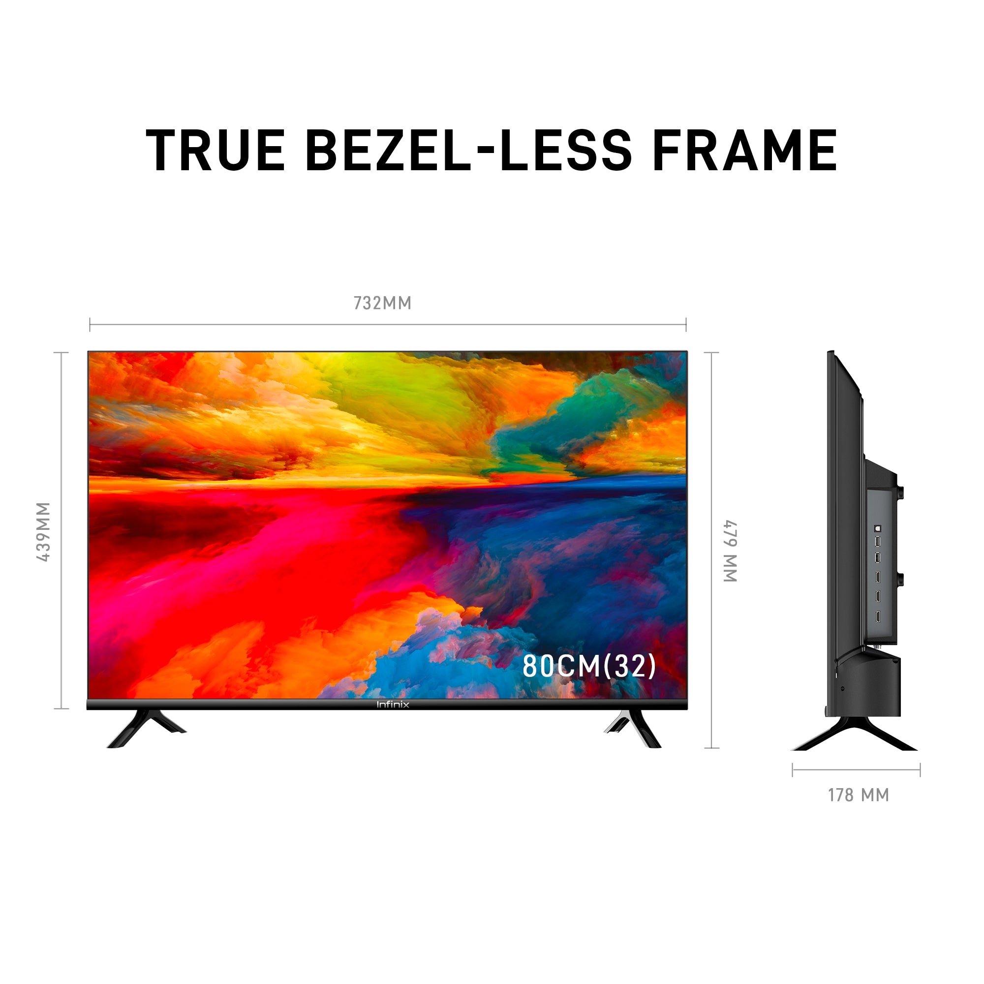 Y1 HD Ready LED Smart Linux TV