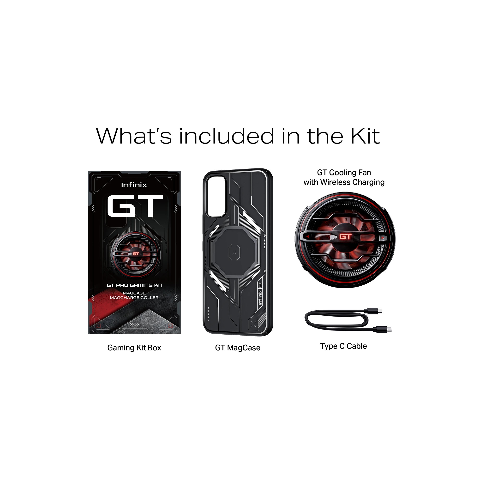 GT PRO Gaming Kit with Wireless Charging